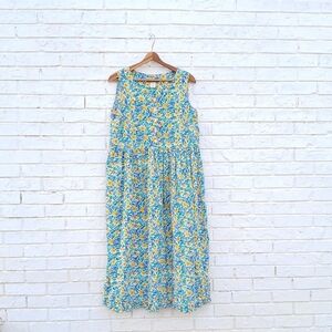 Vintage Bryn Connelly Maxi Dress Jumper Floral